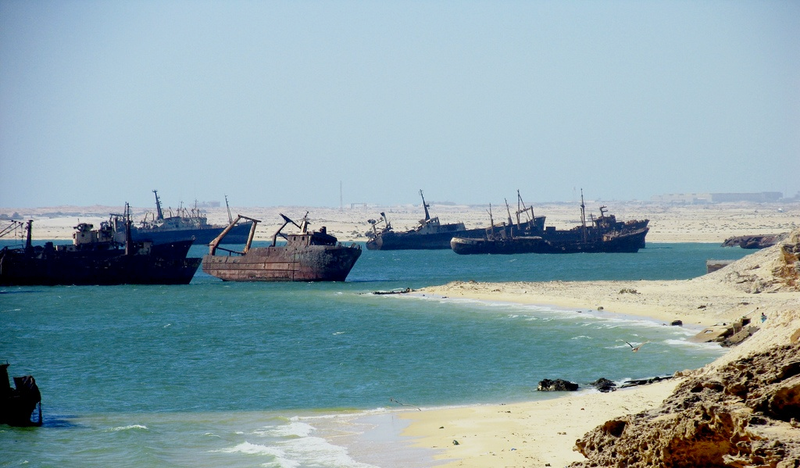 Illustration for article titled Ghostly Ship Graveyards from Around the World